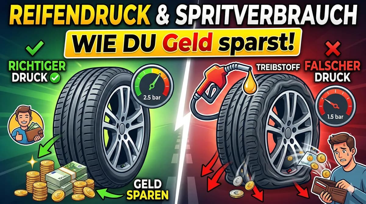 Reifendruck und Spritverbrauch: Wie der richtige Luftdruck bares Geld spart